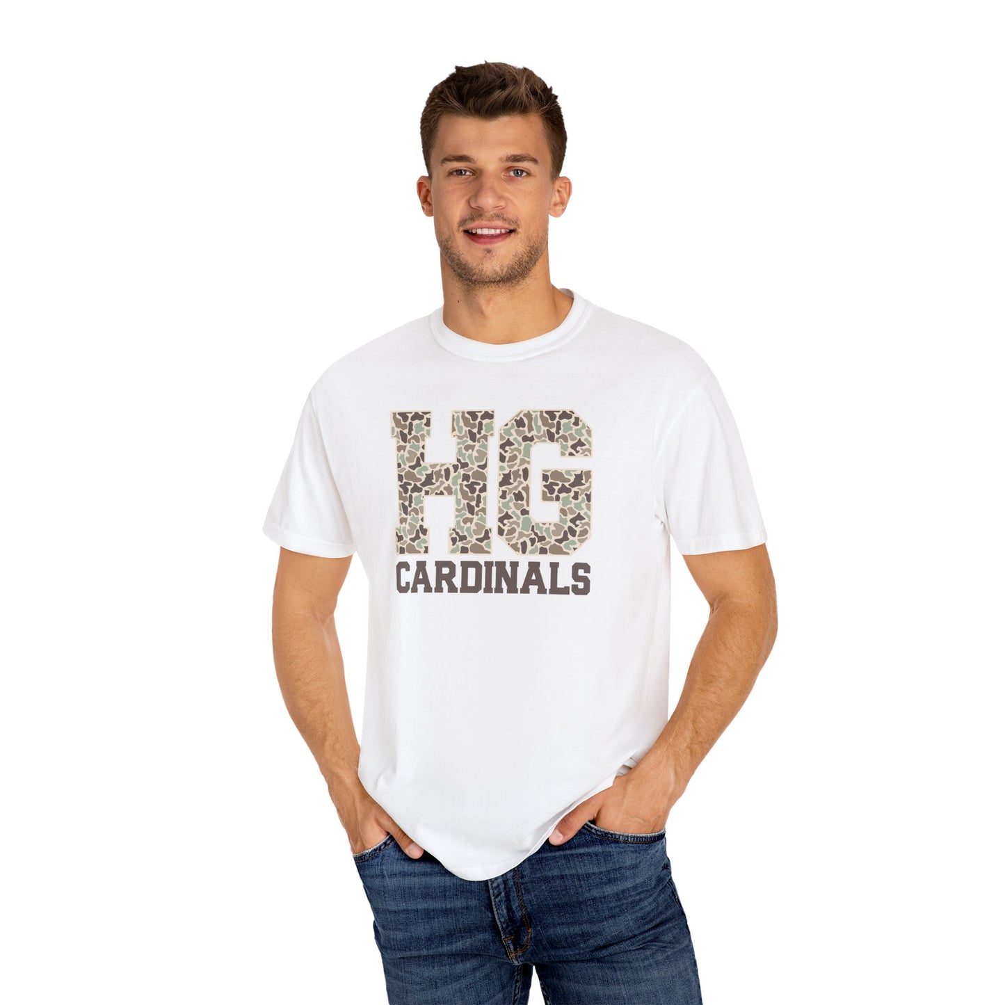 Old School Camo HG Cardinals - Comfort Colors T Shirt