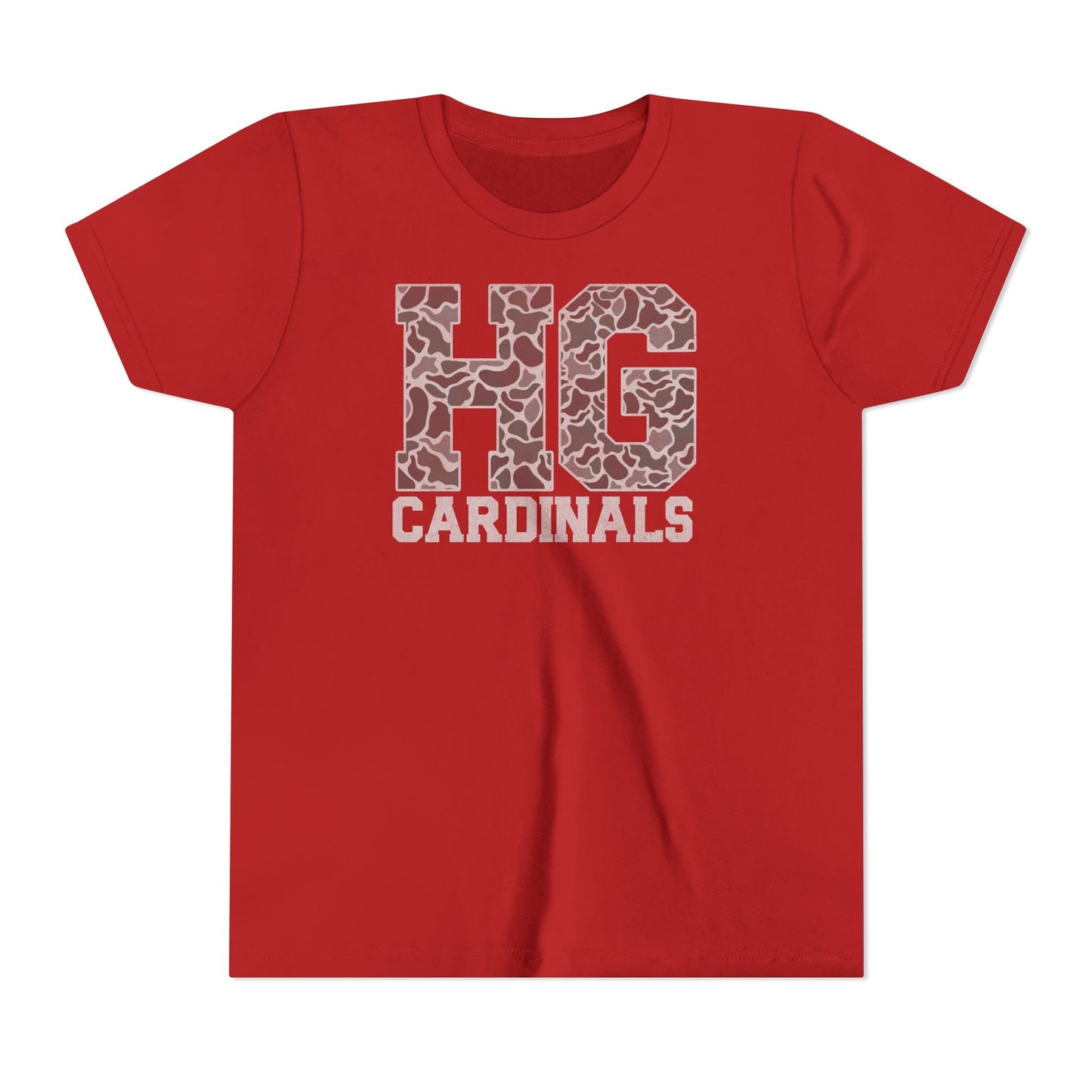 Old School Camo HG Cardinals - Bella + Canvas Youth Tee