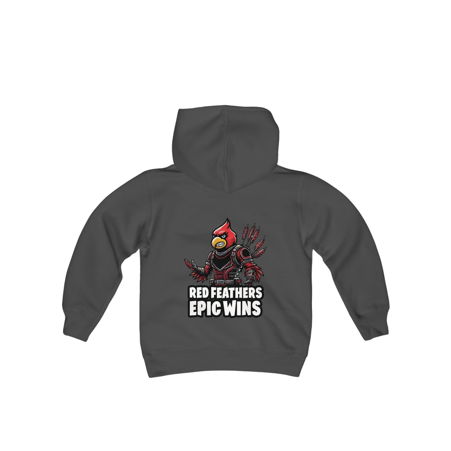 Harmony Grove, Red Feathers Epic Wins - Youth Heavy Blend Hooded Sweatshirt