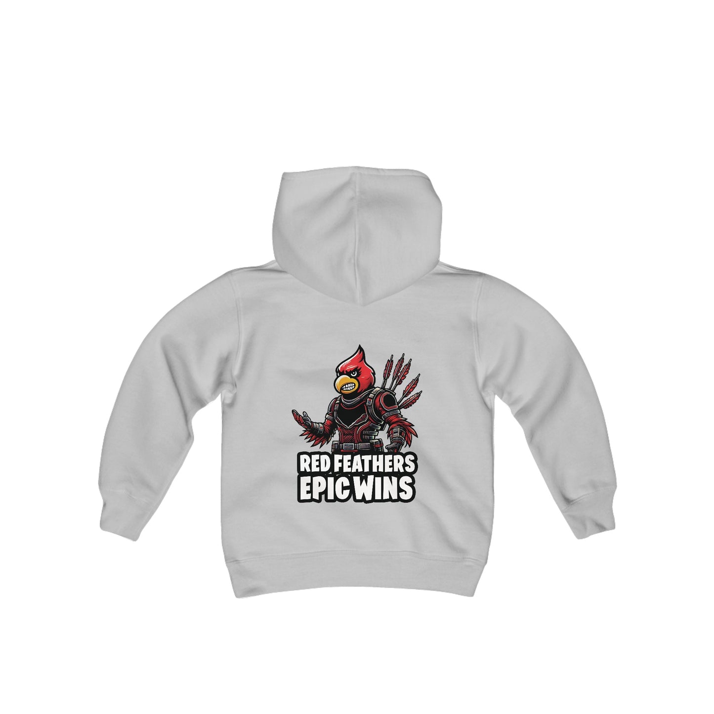 Harmony Grove, Red Feathers Epic Wins - Youth Heavy Blend Hooded Sweatshirt