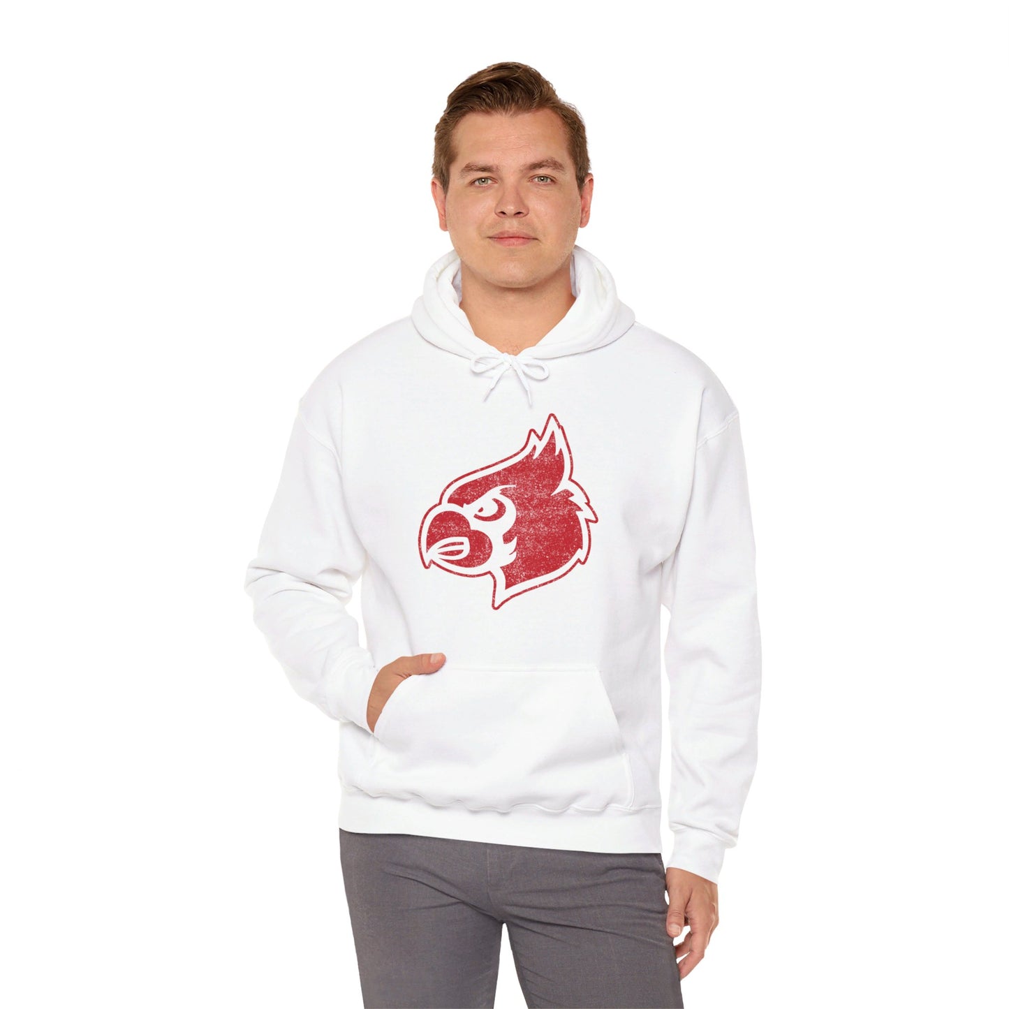 Vintage Cardinals + HGS - Unisex Heavy Blend™ Hooded Sweatshirt