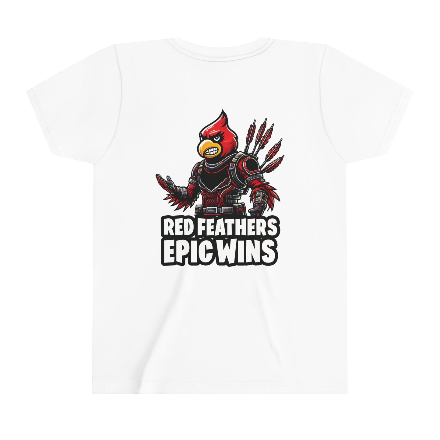 Harmony Grove, Red Feathers Epic Wins - Bella + Canvas Youth Tee
