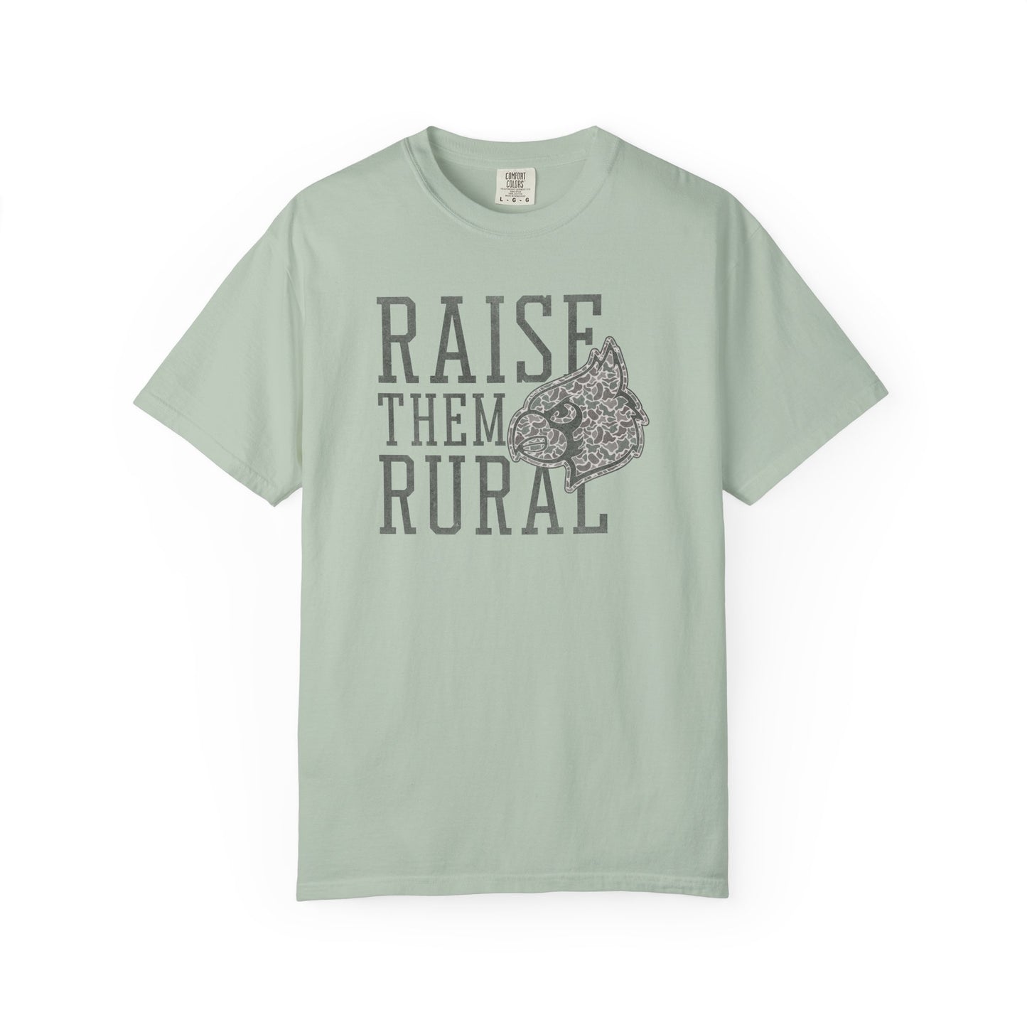 Old School Camo Raise them Rural Cardinal - Comfort Colors T Shirt