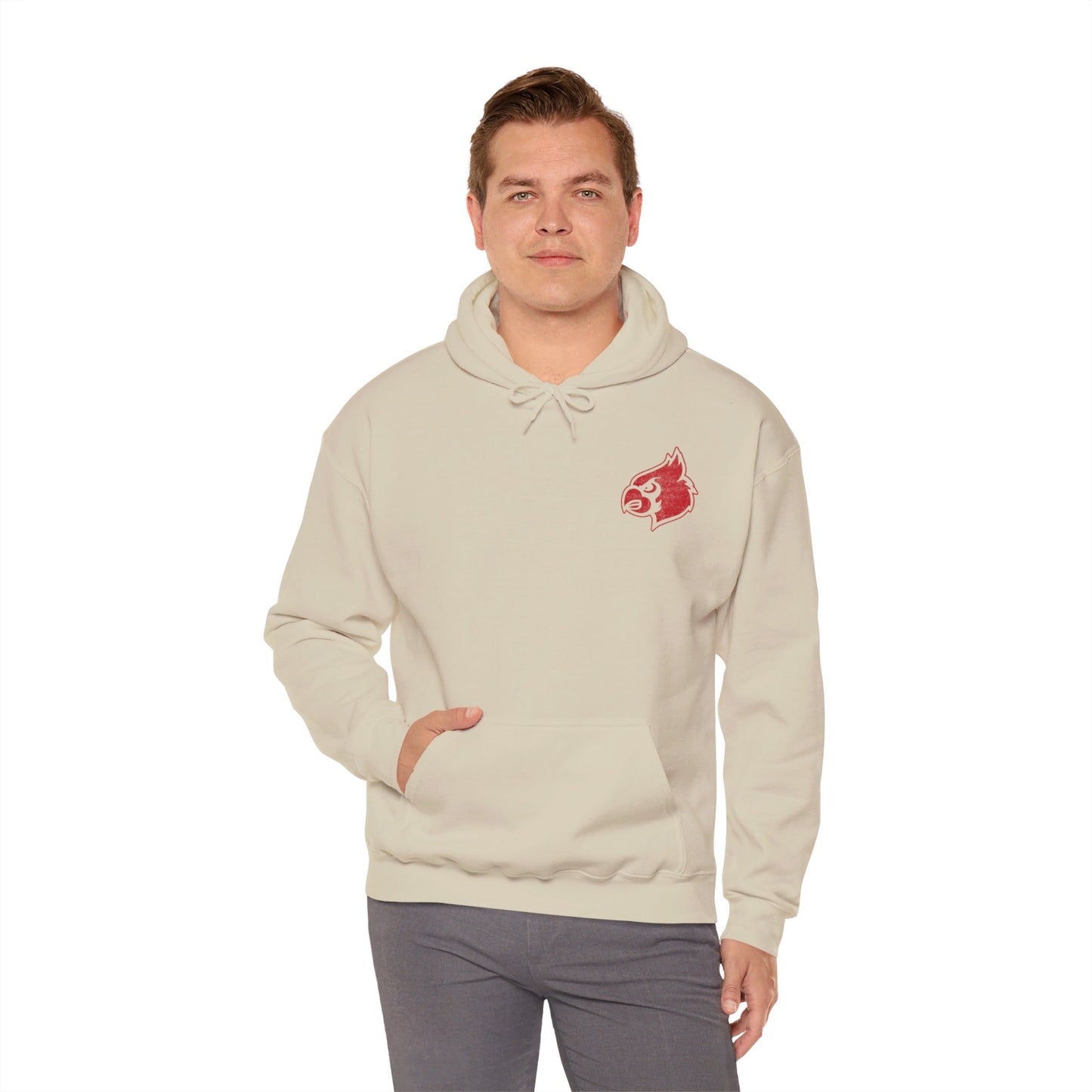 Vintage HG Game Day Football - Unisex Heavy Blend™ Hooded Sweatshirt