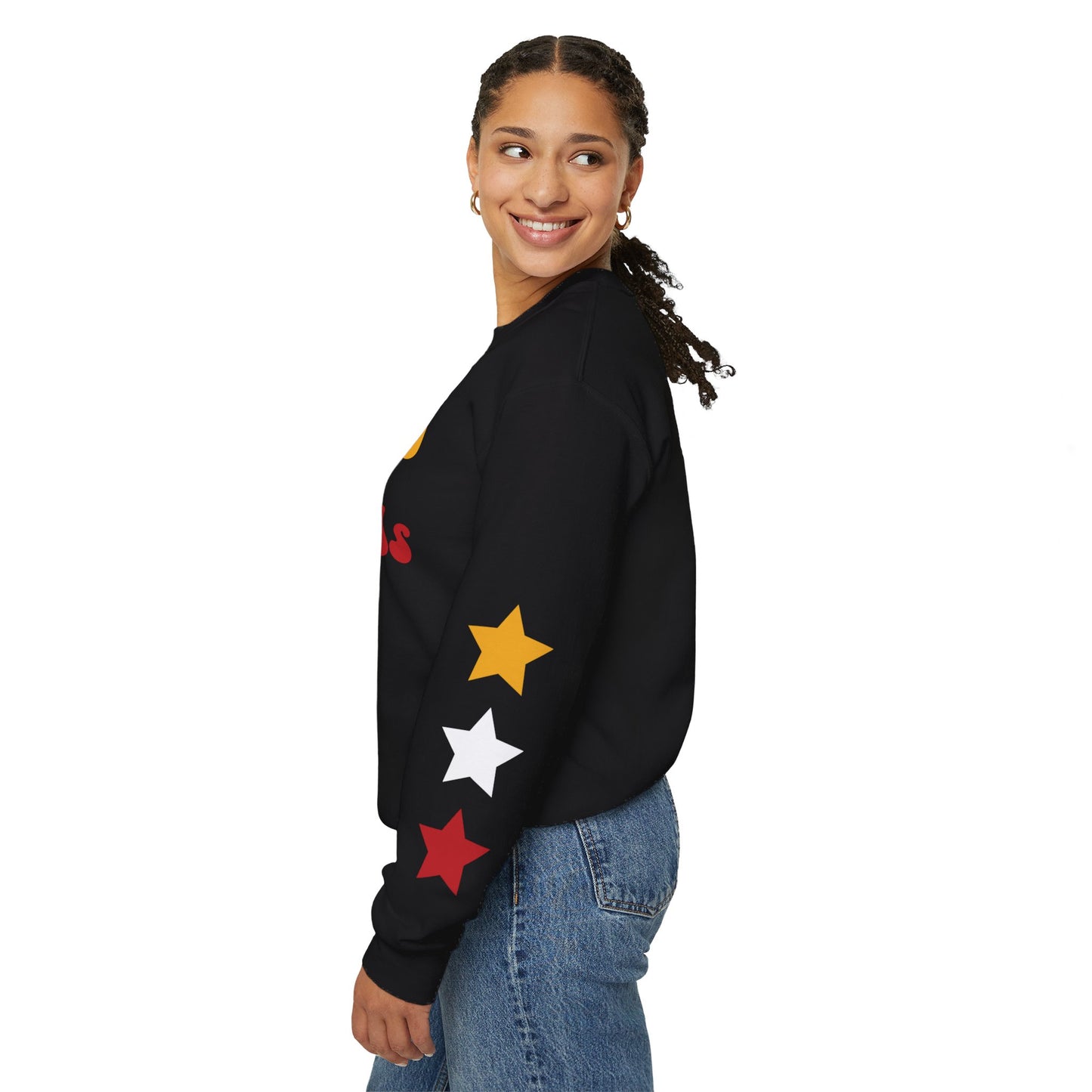 Harmony Grove Cardinals Star Sleeves - Unisex Heavy Blend™ Crewneck Sweatshirt