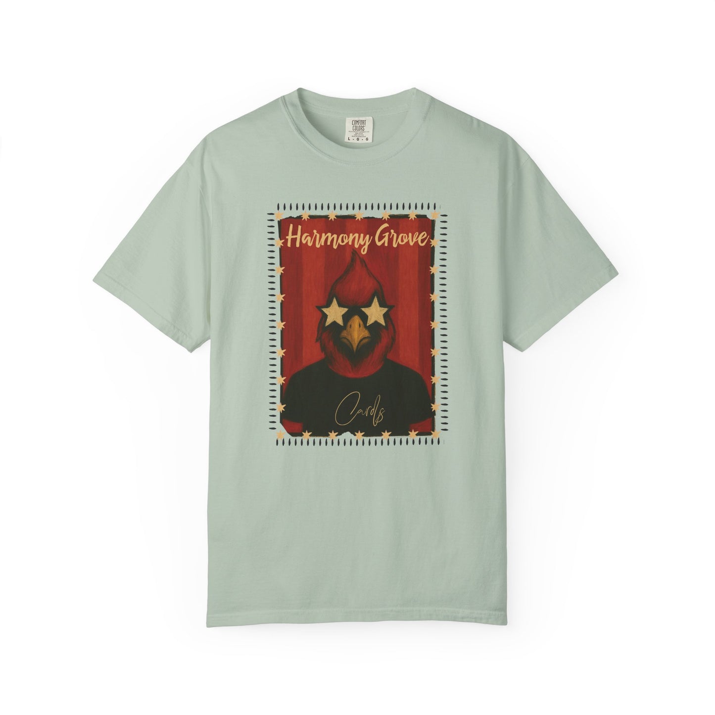 Harmony Grove Cards Painted Cardinal - Comfort Colors T Shirt