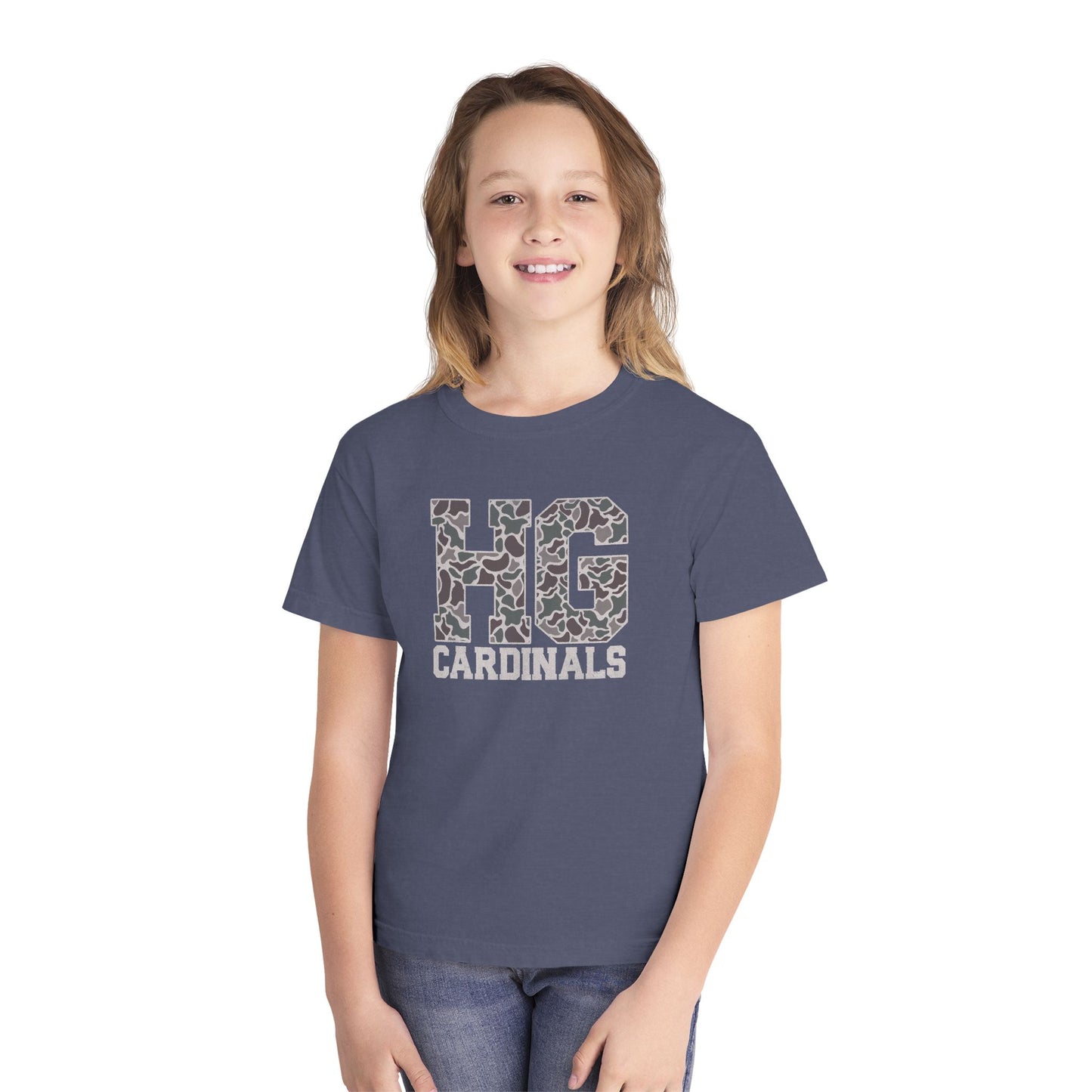 Old School Camo HG Cardinals - Comfort Colors Tshirt
