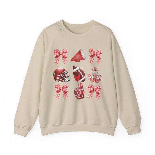 Football Coquette - Unisex Heavy Blend™ Crewneck Sweatshirt