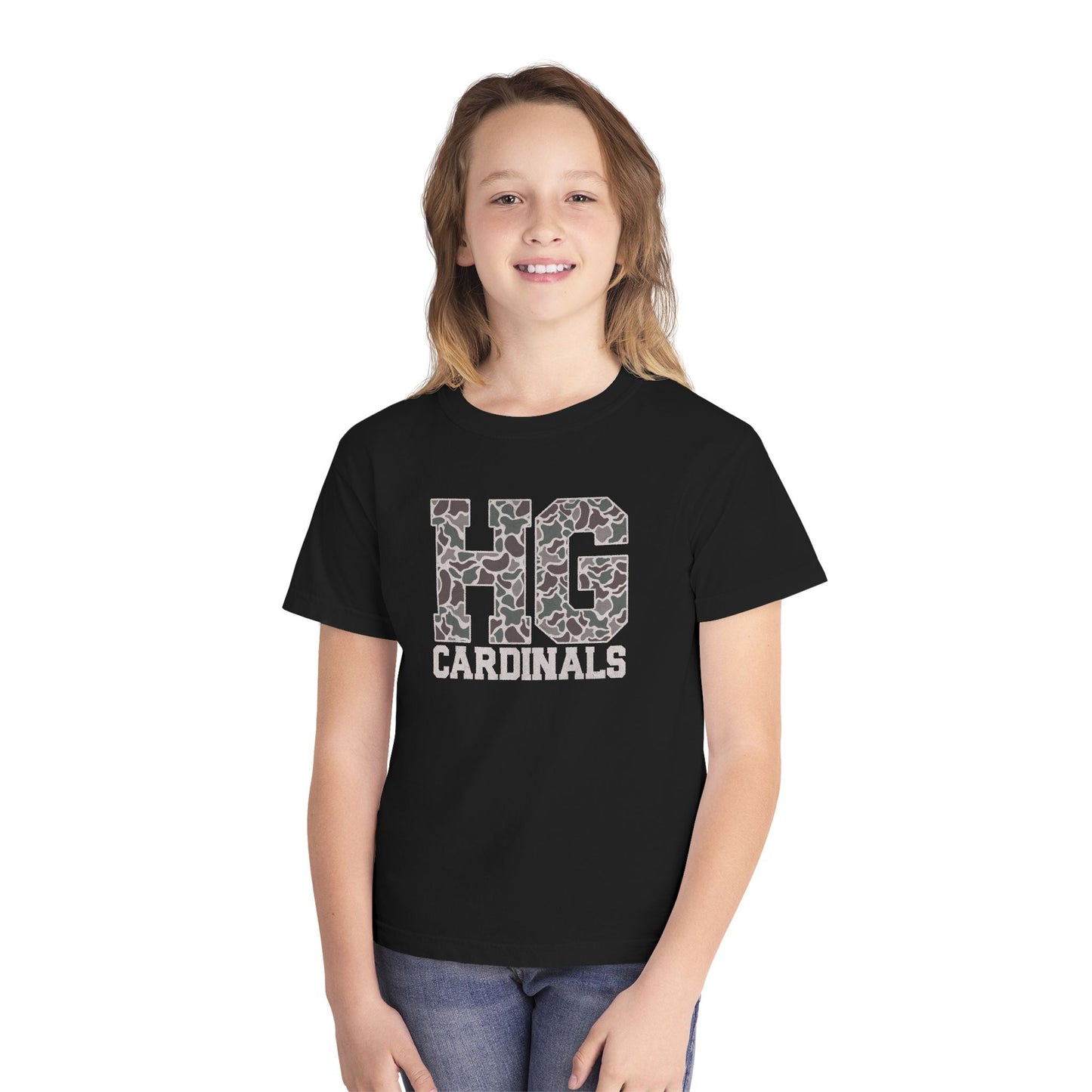 Old School Camo HG Cardinals - Comfort Colors Tshirt