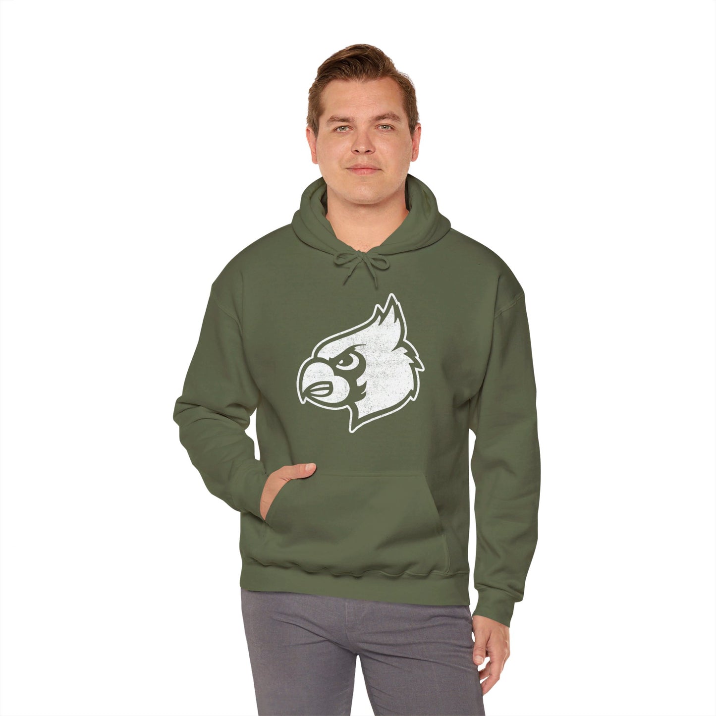 Vintage Cardinals + HGS - Unisex Heavy Blend™ Hooded Sweatshirt