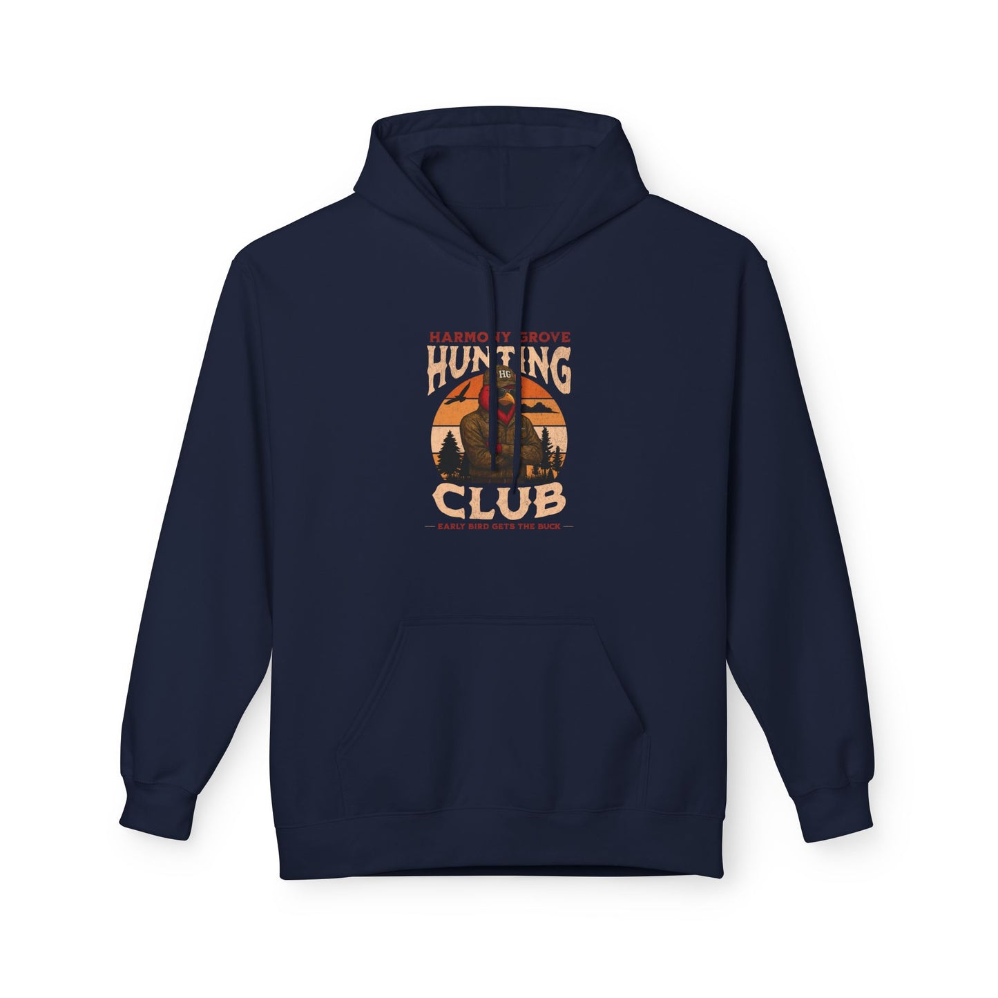 HG Hunting Club Camo - Midweight Softstyle Fleece Hoodie