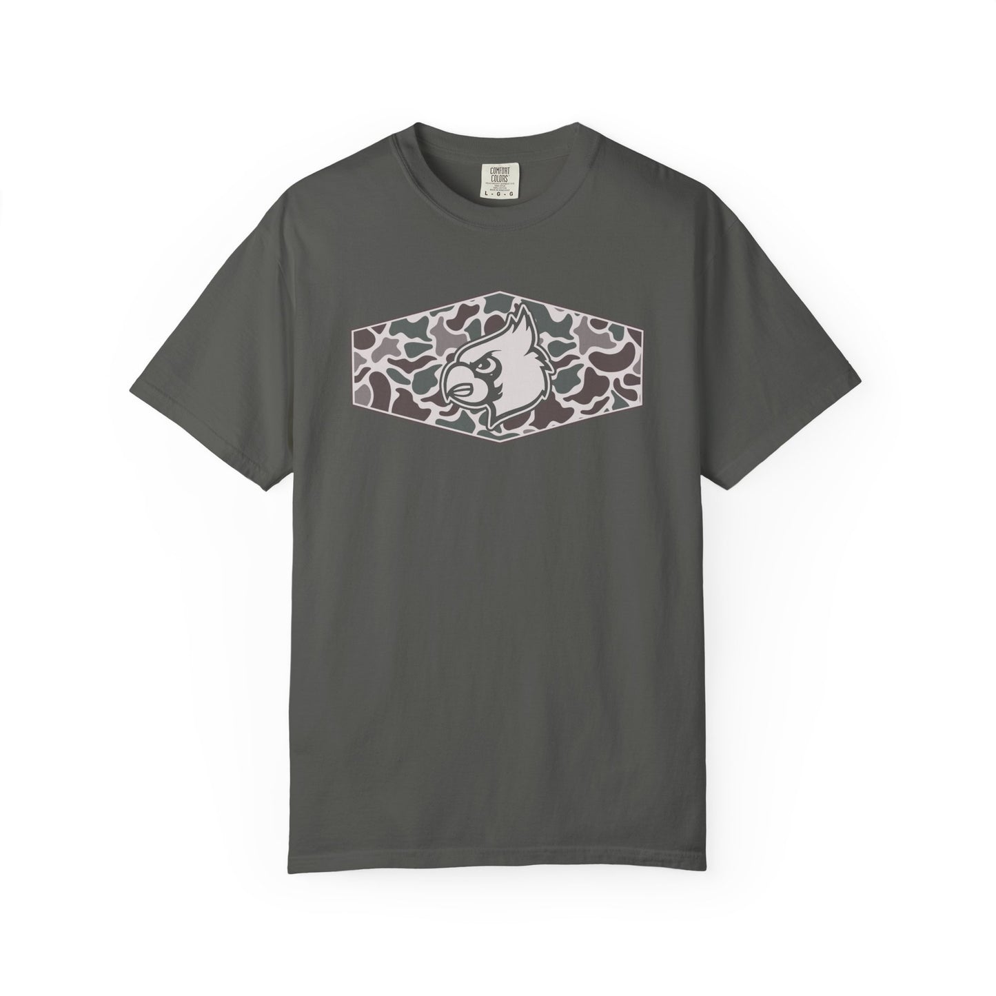 Old School Camo HG Cardinals Inset - Comfort Colors T Shirt