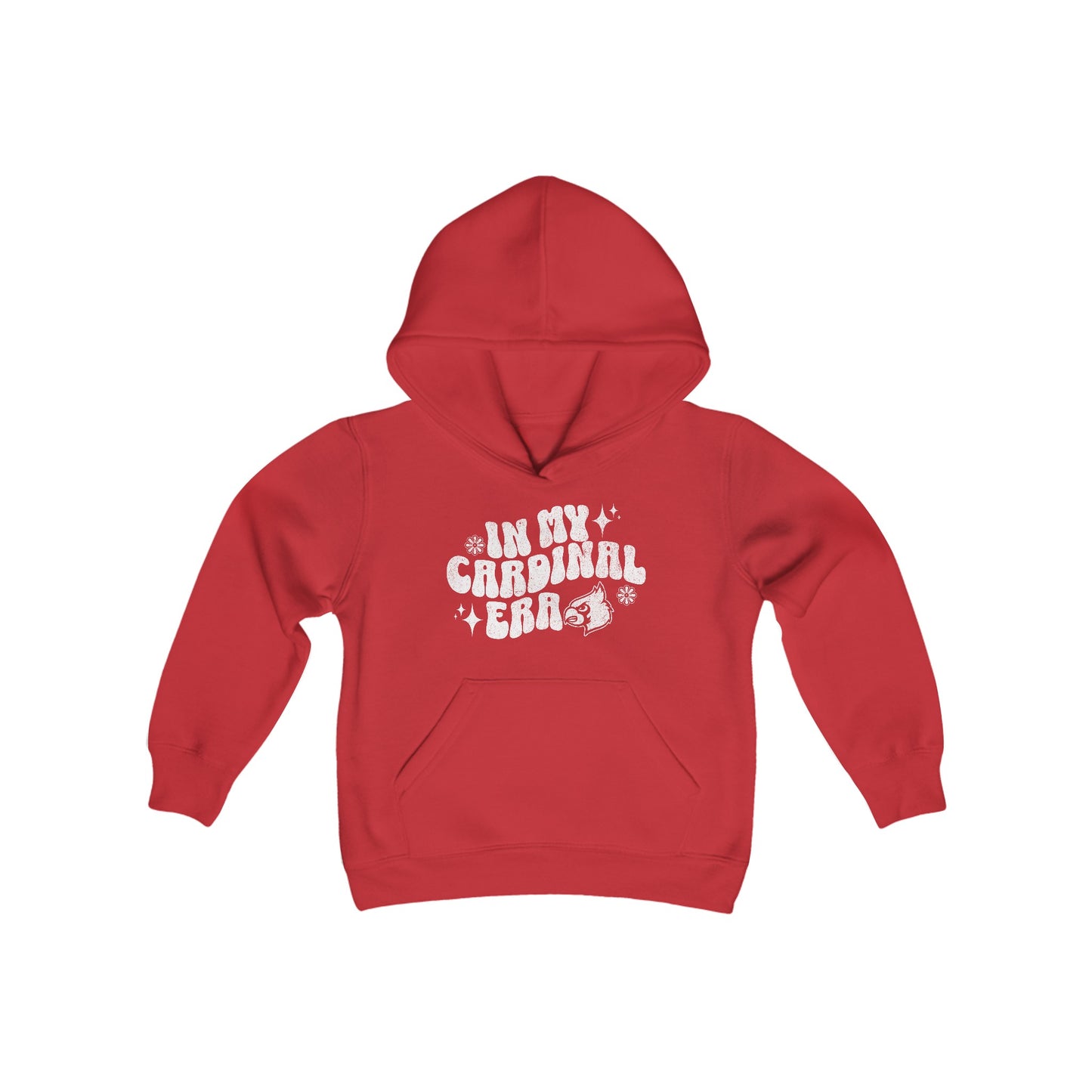 Vintage In My Cardinal Era - Youth Heavy Blend Hooded Sweatshirt