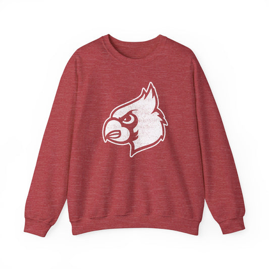 Distressed Cardinal - Unisex Heavy Blend™ Crewneck Sweatshirt