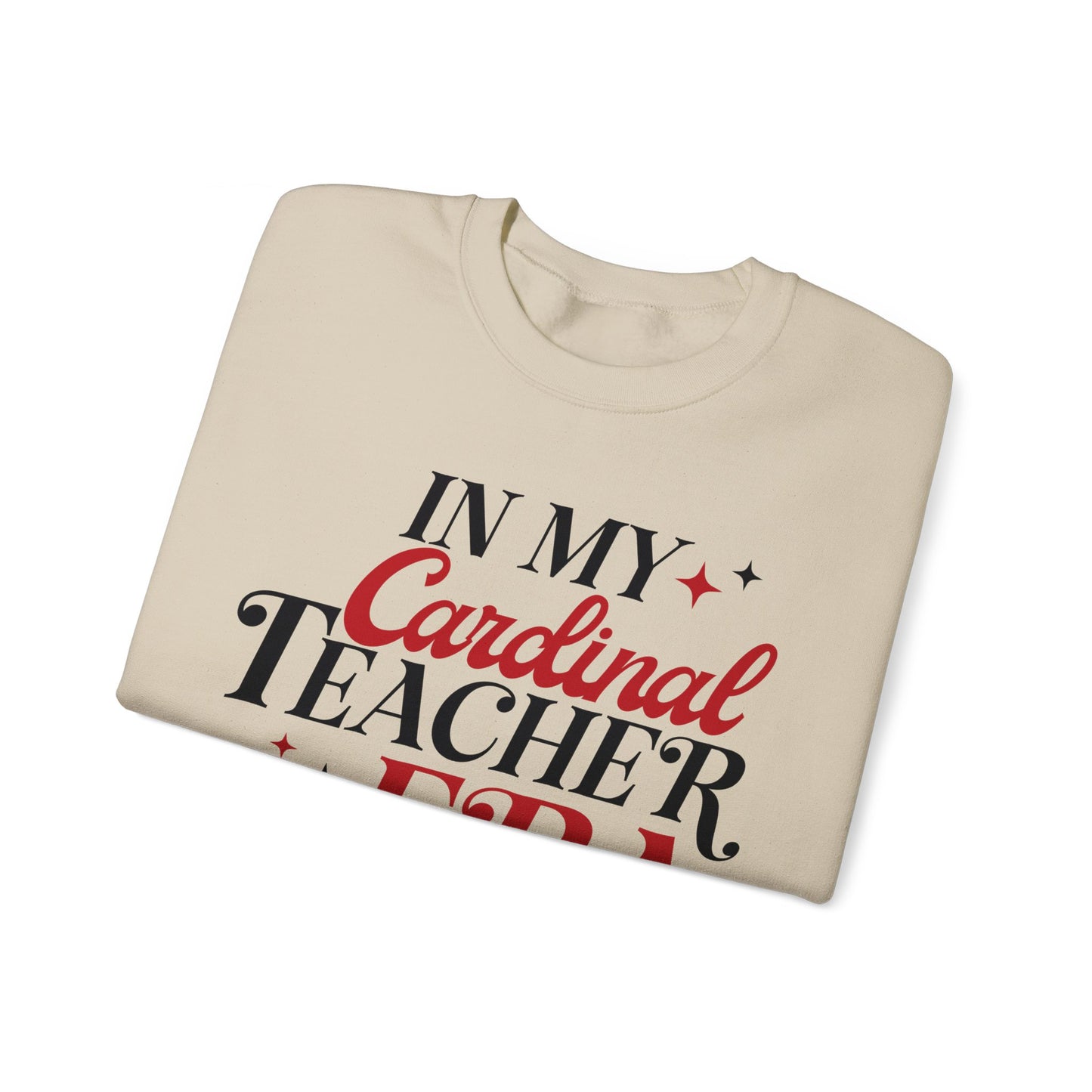 In My Cardinal Teacher Era - Unisex Heavy Blend™ Crewneck Sweatshirt
