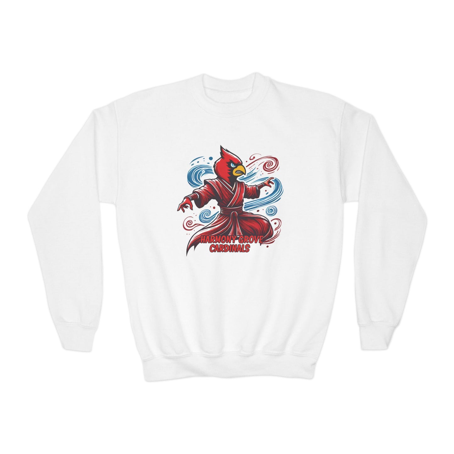 Airbender Harmony Grove Cardinal - Youth Crew Sweatshirt