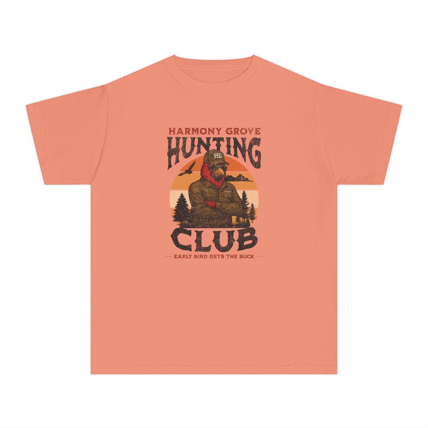 HG Hunting Club Camo - Youth Comfort Colors Tshirt