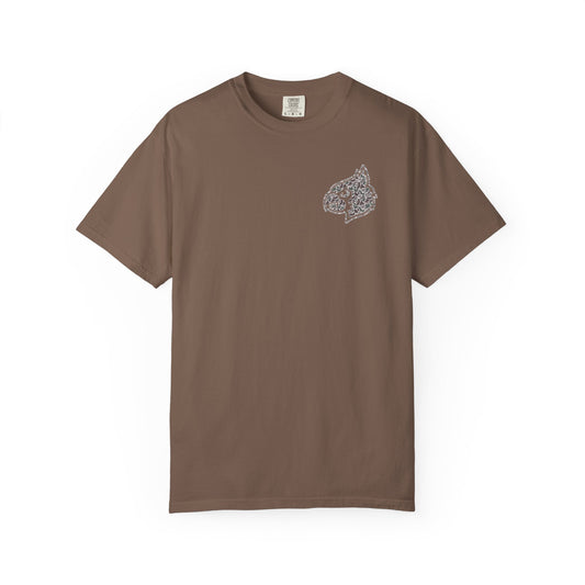 Old School Camo Cardinal Pocket + HG Cardinals - Comfort Colors T Shirt