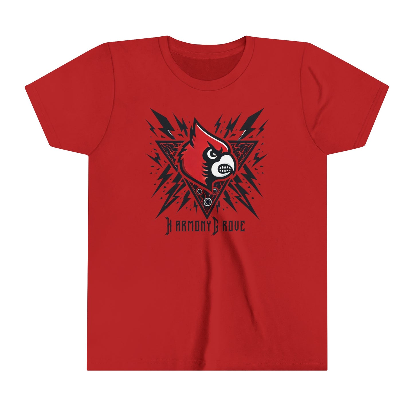 Harmony Grove Cardinals Rock Style - Bella + Canvas Youth Tee