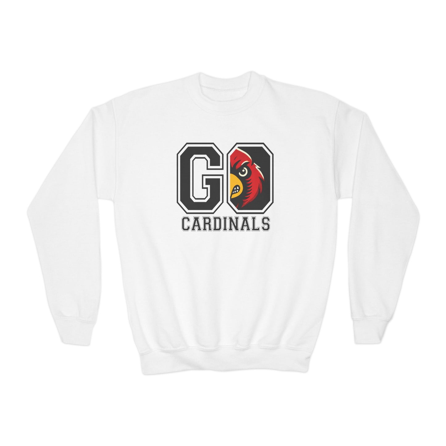 Go Cardinals - Youth Crew Sweatshirt