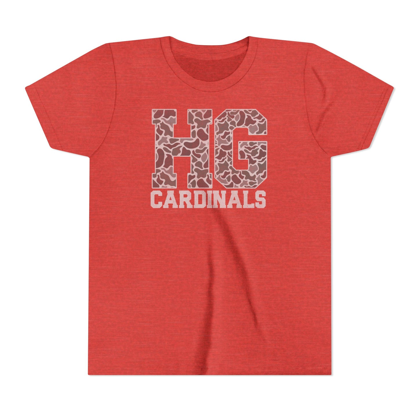 Old School Camo HG Cardinals - Bella + Canvas Youth Tee