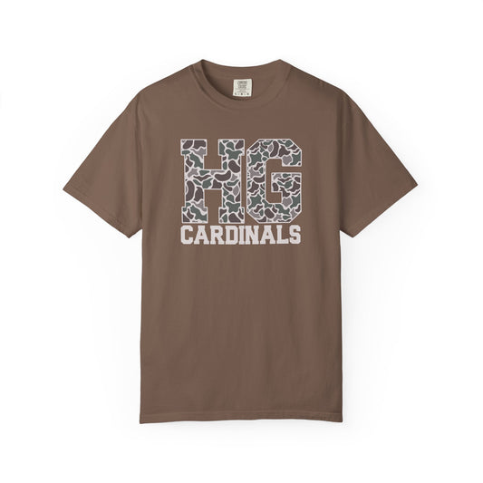 Old School Camo HG Cardinals - Comfort Colors T Shirt