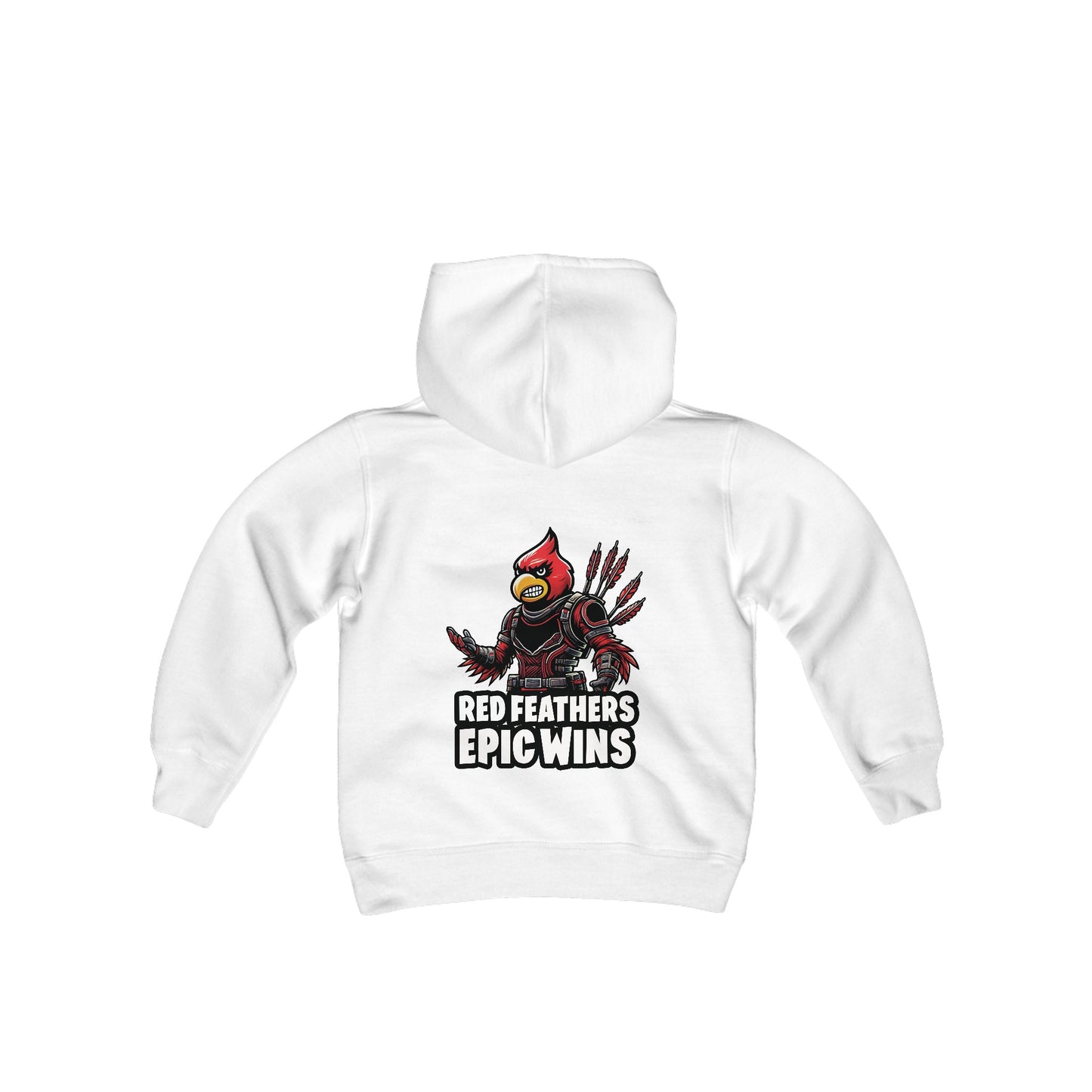 Harmony Grove, Red Feathers Epic Wins - Youth Heavy Blend Hooded Sweatshirt