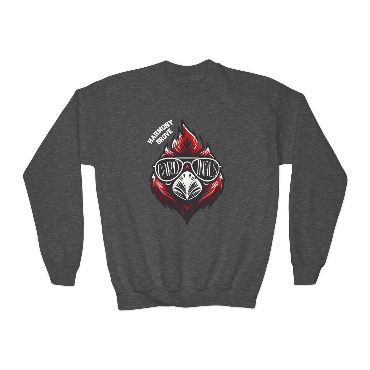Harmony Grove Cardinal Sunglasses - Youth Crew Sweatshirt