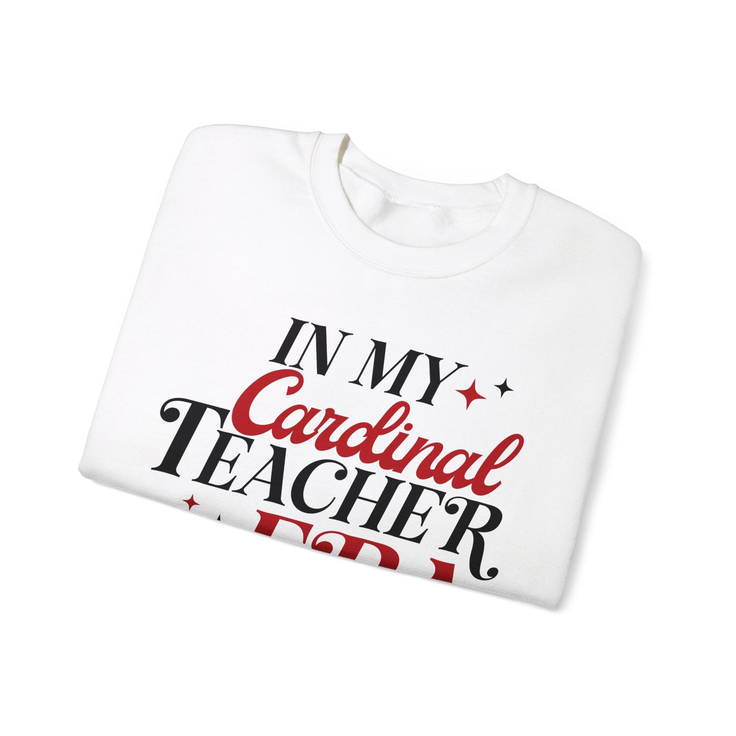 In My Cardinal Teacher Era - Unisex Heavy Blend™ Crewneck Sweatshirt