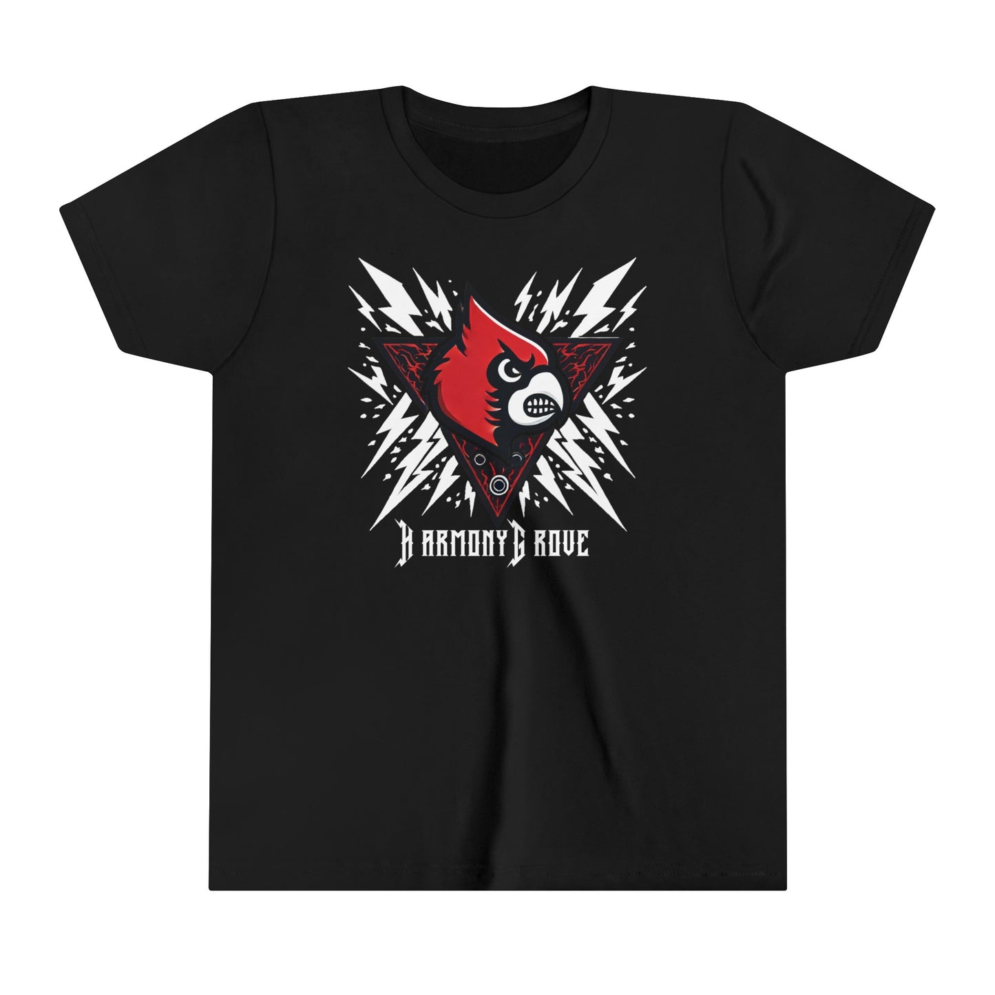 Harmony Grove Cardinals Rock Style - Bella + Canvas Youth Tee