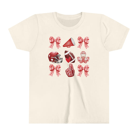 Football Coquette - Bella + Canvas Youth Tee
