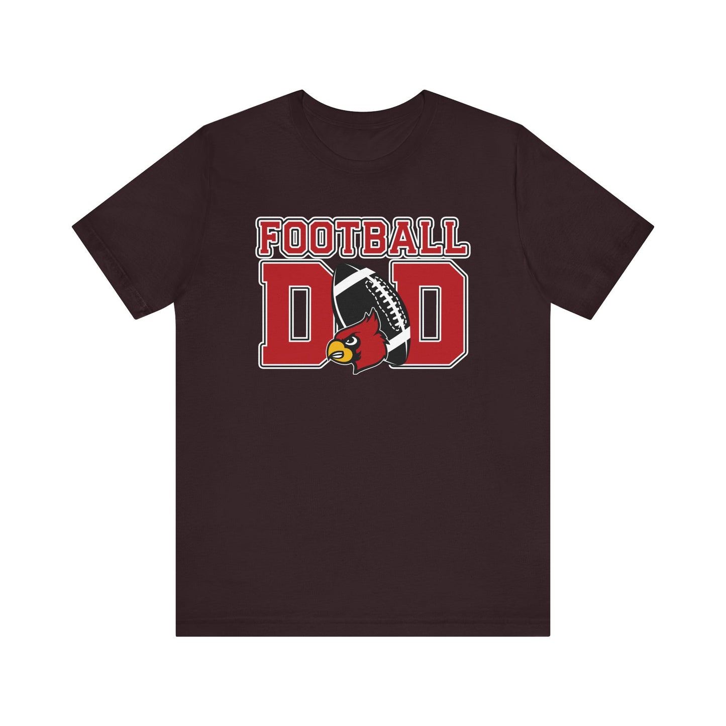 Football Dad Custom Player Name and Number - Bella + Canvas Short Sleeve Tee