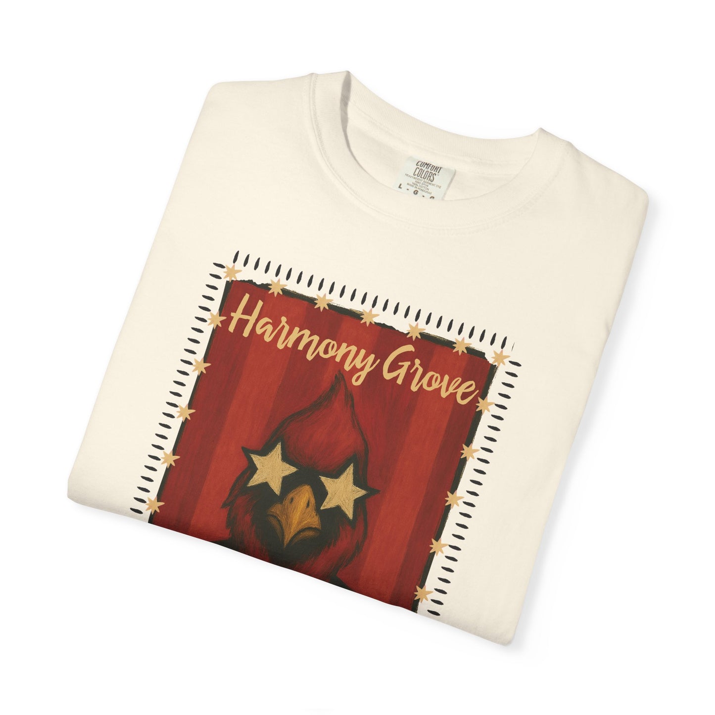 Harmony Grove Cards Painted Cardinal - Comfort Colors T Shirt