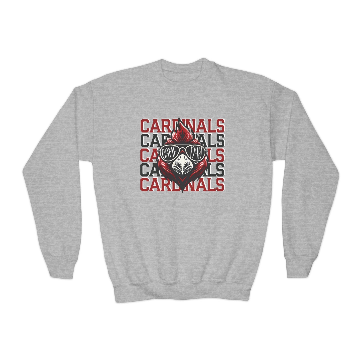 Cardinals Game Day Sunglasses - Youth Crew Sweatshirt