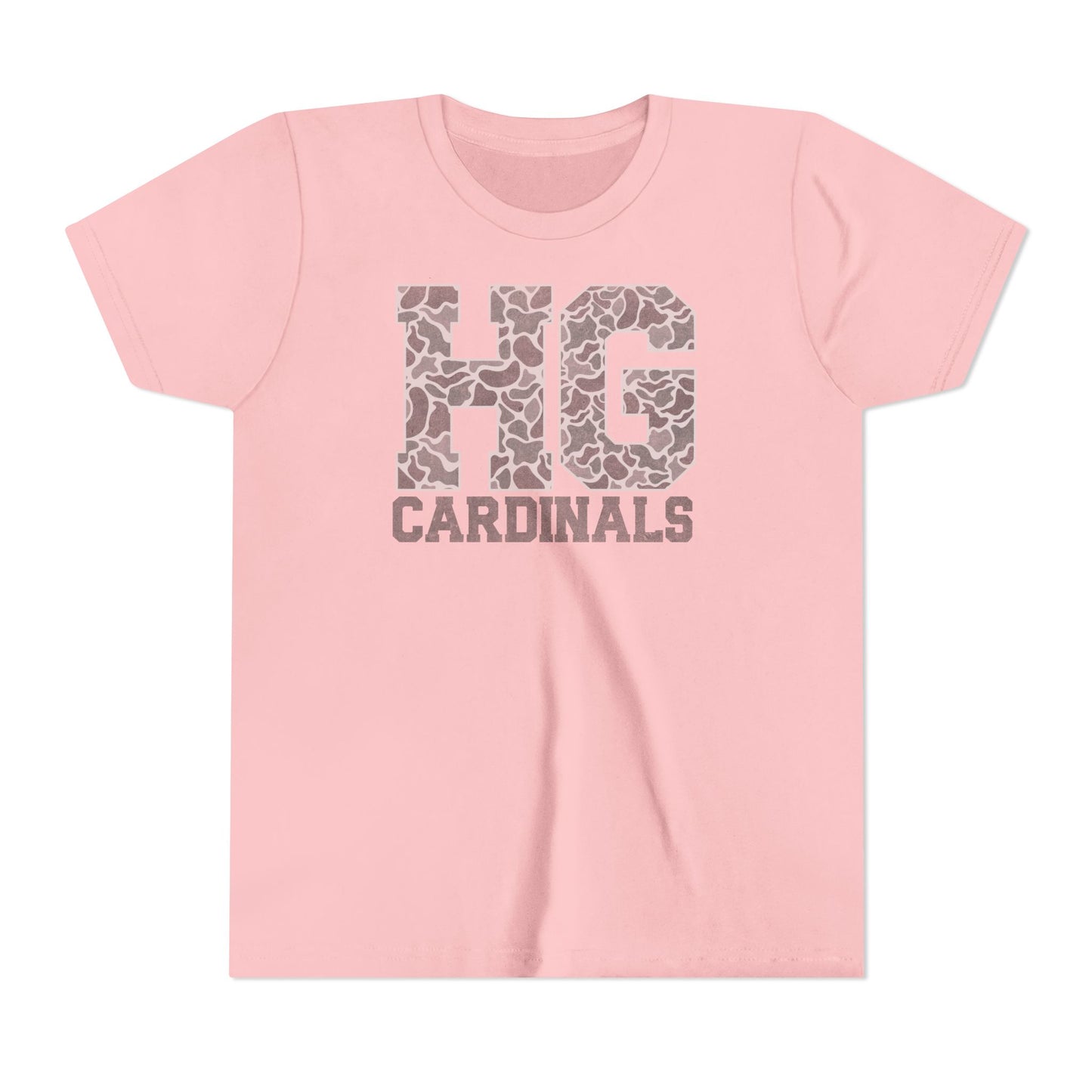 Old School Camo HG Cardinals - Bella + Canvas Youth Tee