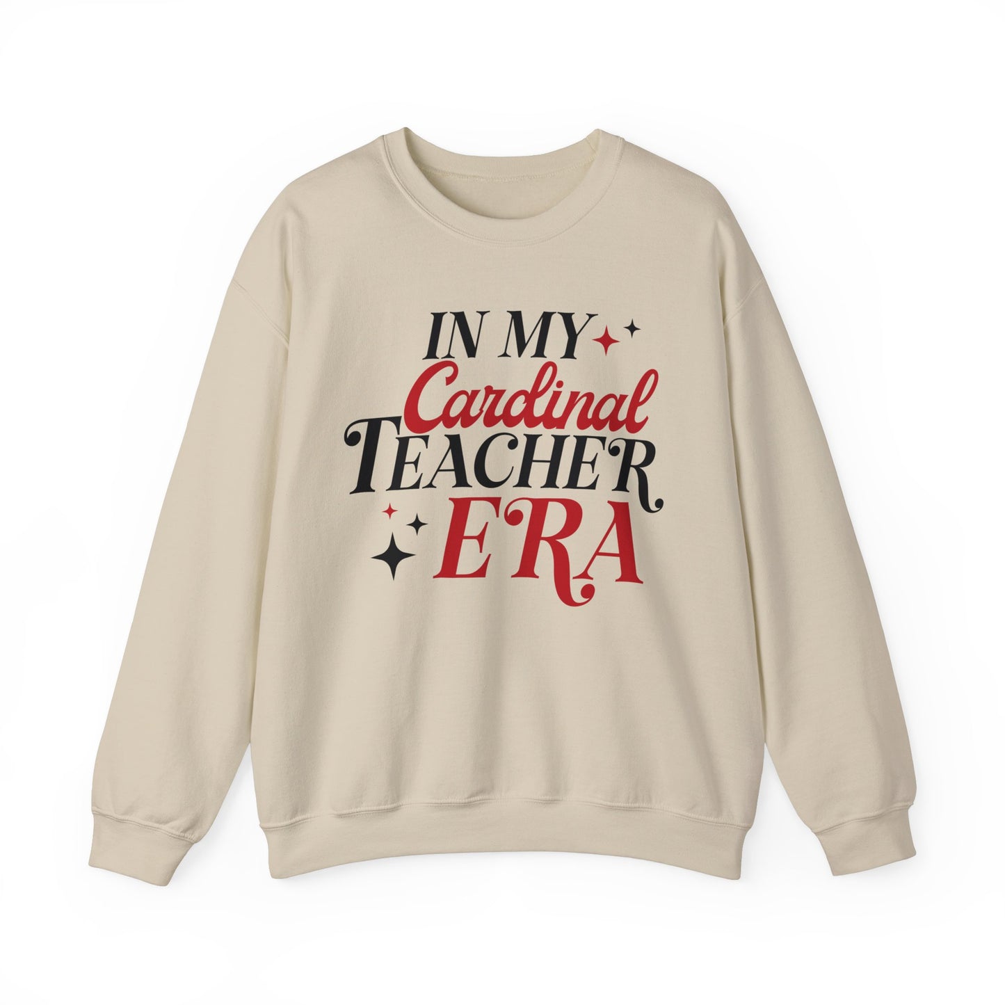 In My Cardinal Teacher Era - Unisex Heavy Blend™ Crewneck Sweatshirt