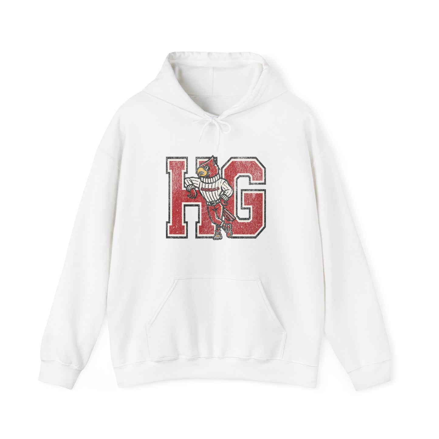 Vintage HG Cardinal Sweater - Unisex Heavy Blend™ Hooded Sweatshirt
