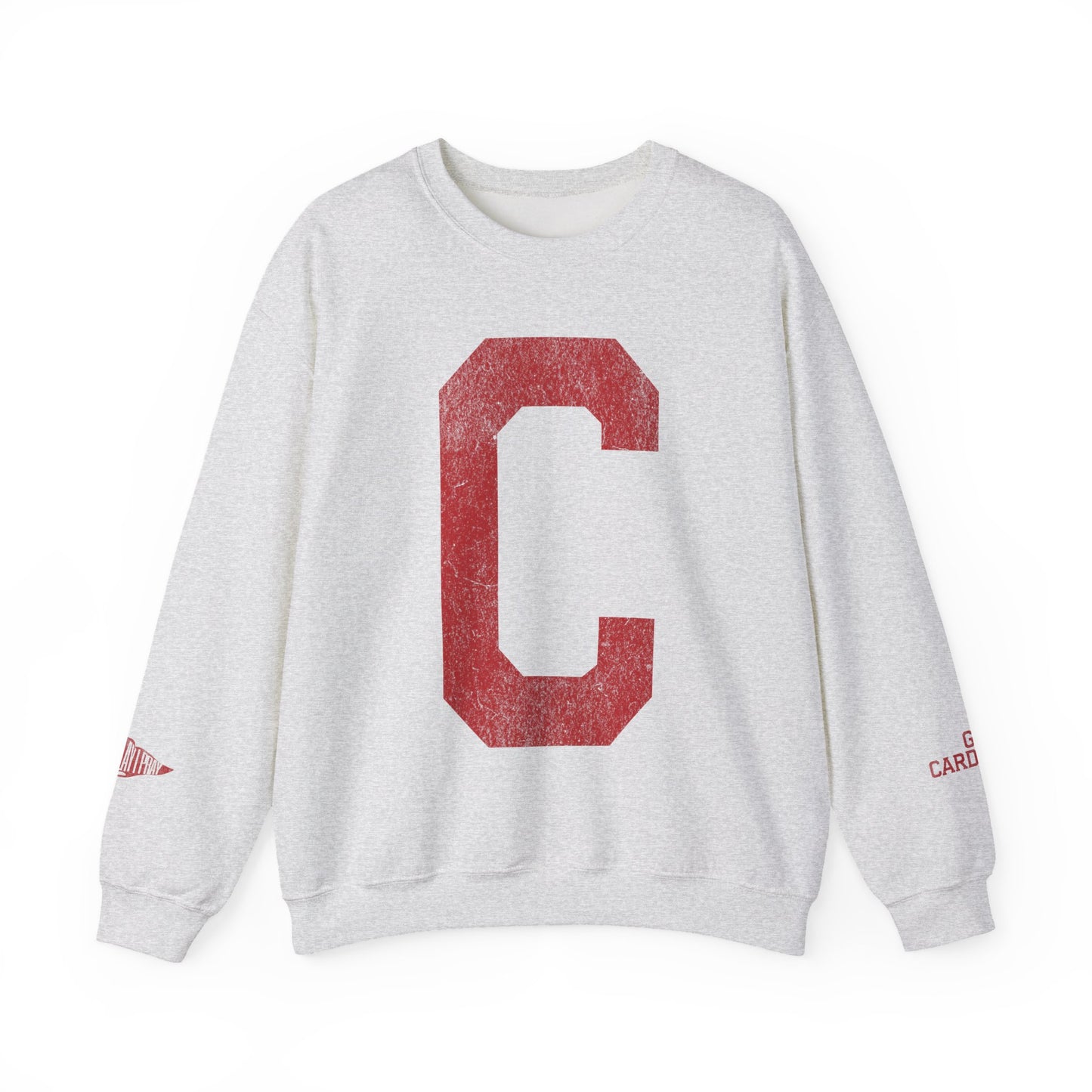 C You Play I Pray Red Text - Unisex Heavy Blend™ Crewneck Sweatshirt