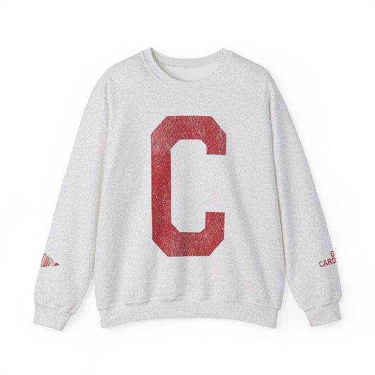 C You Play I Pray Red Text - Unisex Heavy Blend™ Crewneck Sweatshirt