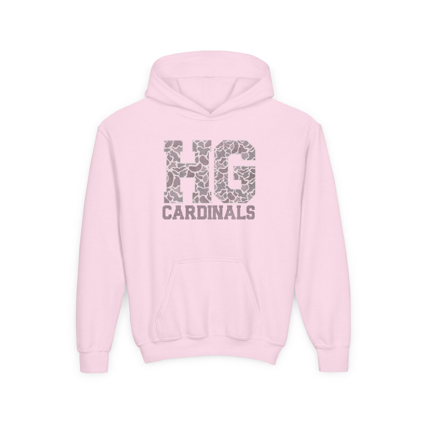 Old School Camo HG Cardinals - Youth Heavy Blend Hooded Sweatshirt