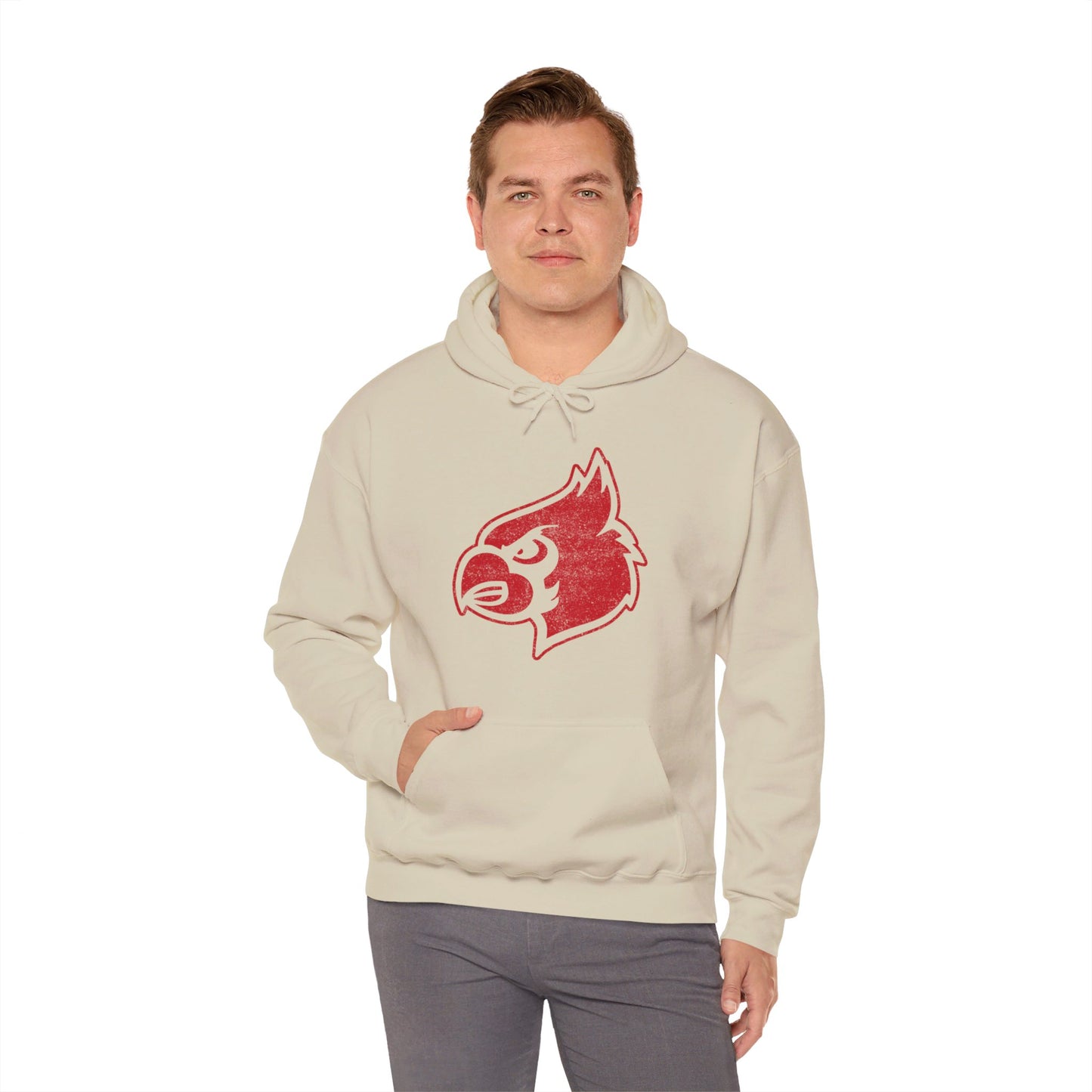 Vintage Cardinals + HGS - Unisex Heavy Blend™ Hooded Sweatshirt