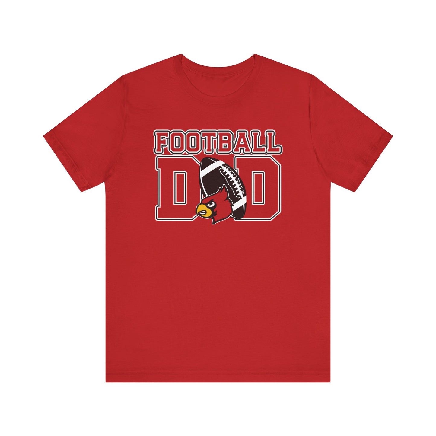 Football Dad Custom Player Name and Number - Bella + Canvas Short Sleeve Tee