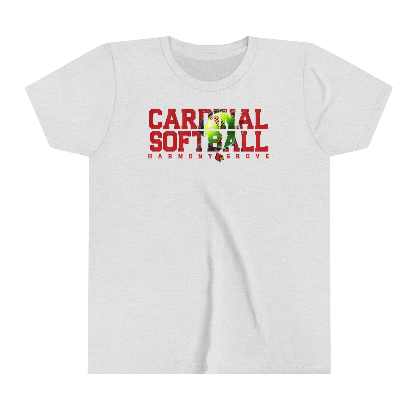 Cardinal Softball - Bella + Canvas Youth Tee