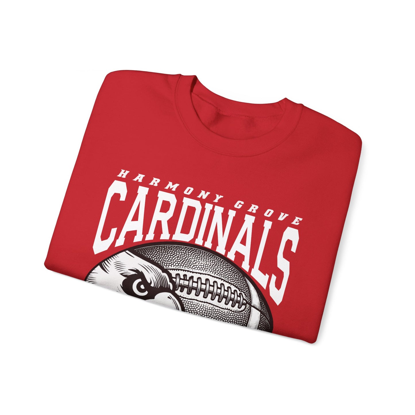Harmony Grove Cardinals Football Inset - Heavy Blend™ Crewneck Sweatshirt