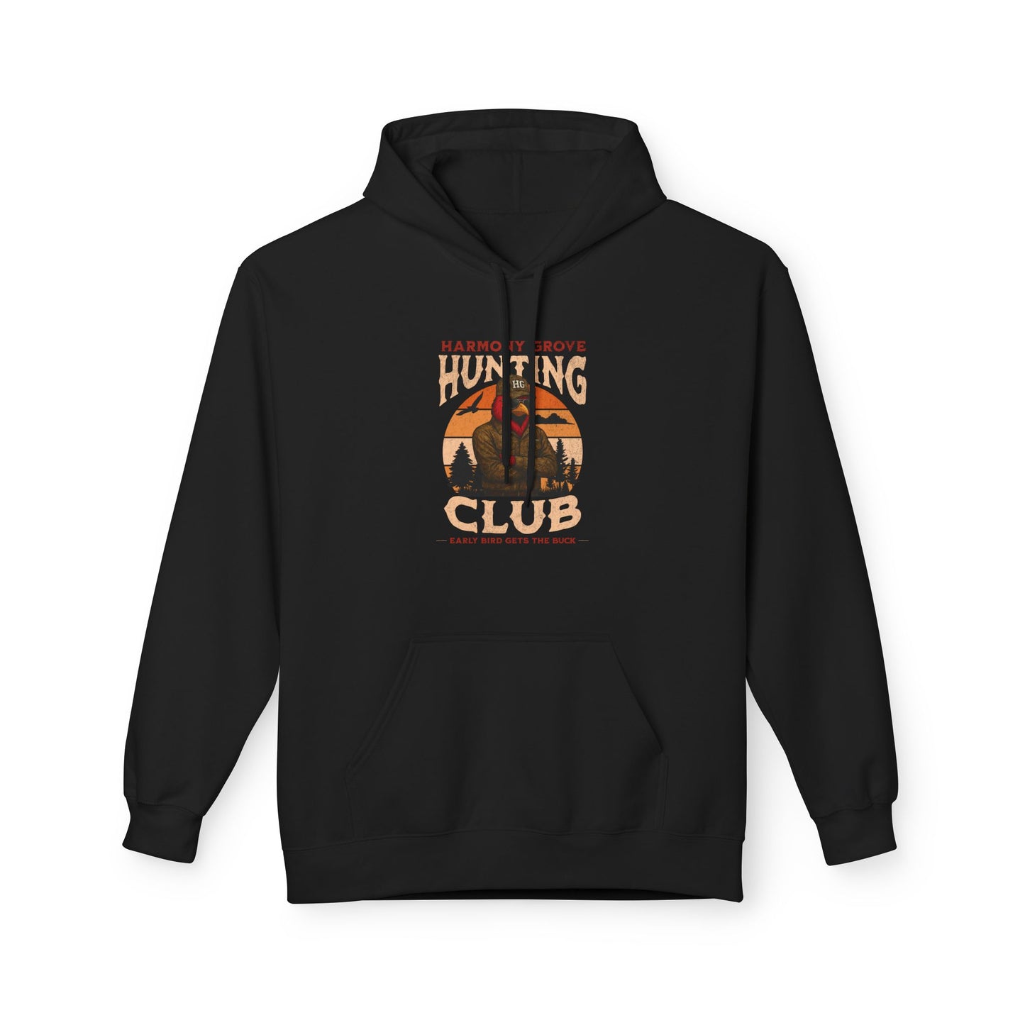 HG Hunting Club Camo - Midweight Softstyle Fleece Hoodie