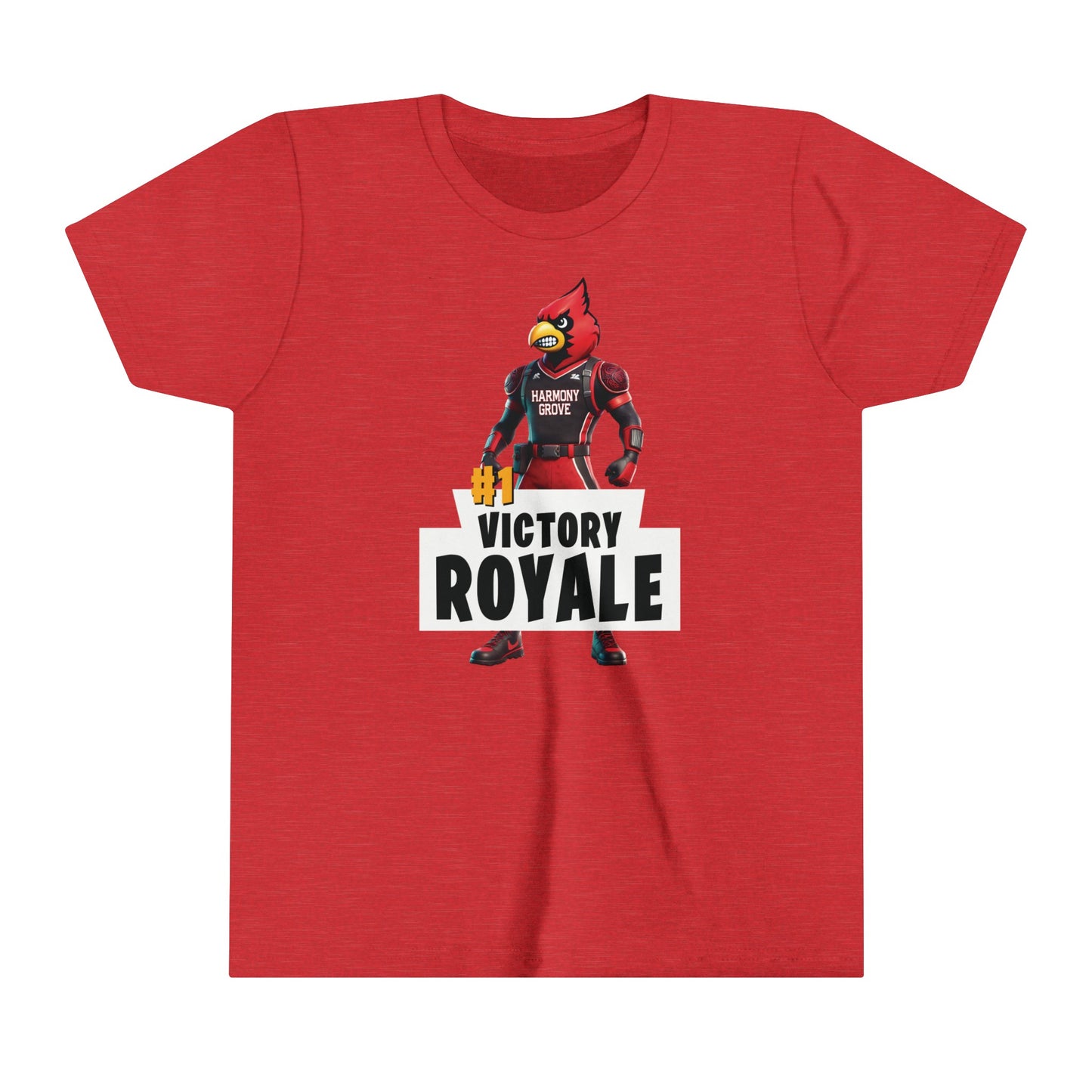Harmony Grove Cardinals Victory Royale - Bella + Canvas Youth Tee