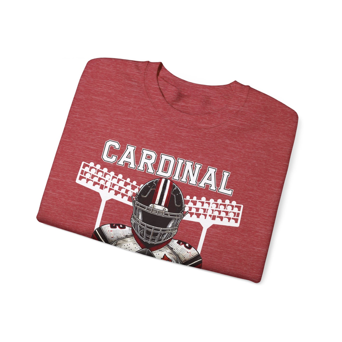 Cardinal Friday Nights Football - Unisex Heavy Blend™ Crewneck Sweatshirt