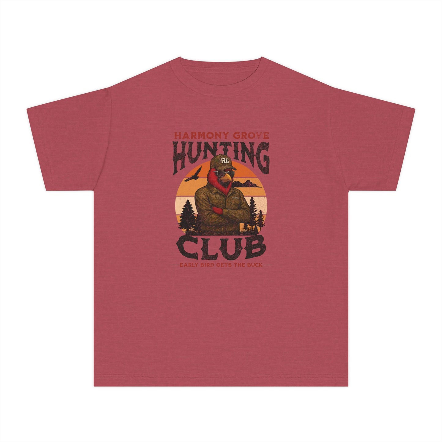HG Hunting Club Camo - Youth Comfort Colors Tshirt