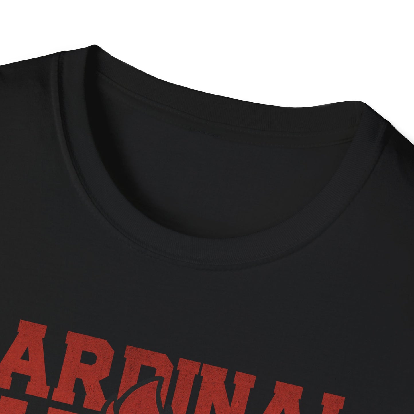 Cardinal Game Day Distressed - Unisex Softstyle T-Shirt