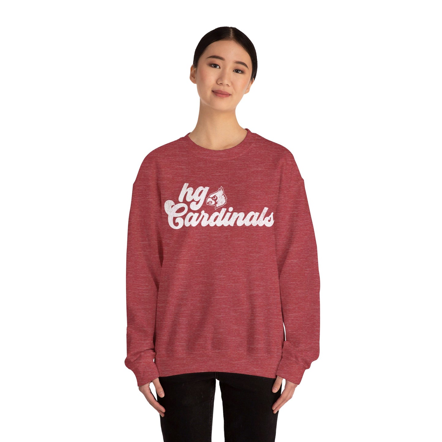 Vintage HG Cardinals - Unisex Heavy Blend™ Crewneck Sweatshirt